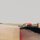 “Highway of Death” (from an AI trained on photographs documenting the aftermath of the first Gulf War.)